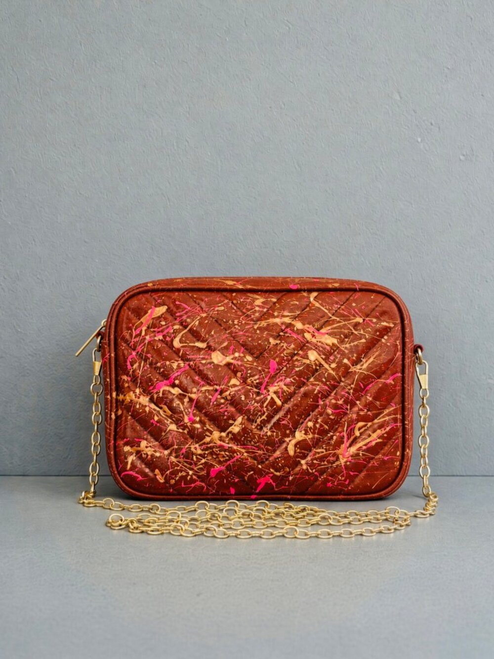 SADIE: LUXURY VEGAN GRAFFITI HANDBAG
